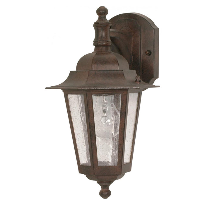 Nuvo Cornerstone 1-lt 13" Tall Outdoor Wall Lantern - Arm Down
