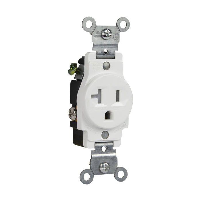 Enerlites 61200 Commercial Grade 20A Single Receptacle