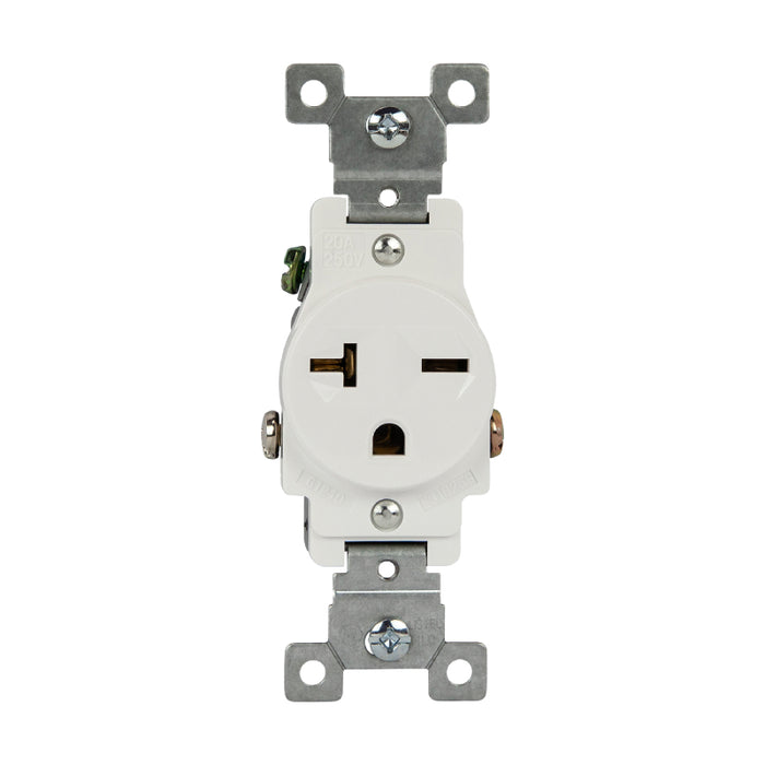 Enerlites 61210 Commercial Grade 20A Single Receptacle, 10-Pack