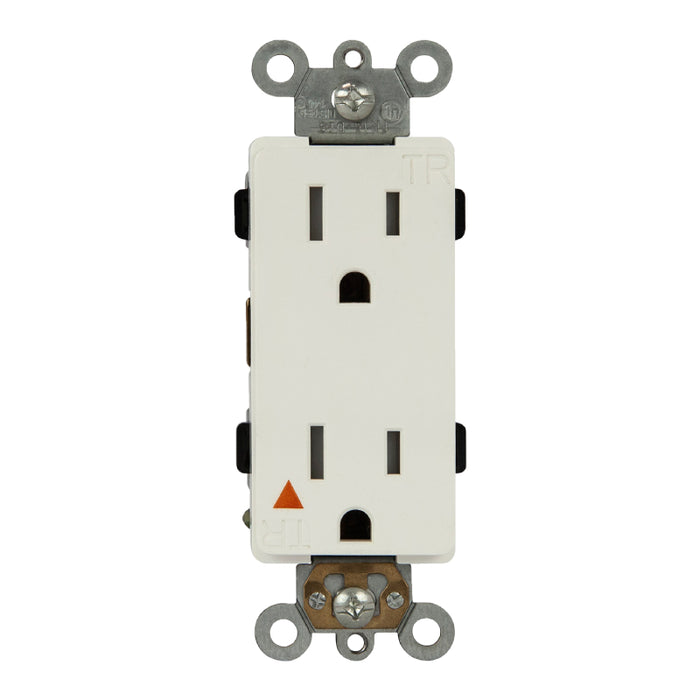 Enerlites 61500-IG-TR Isolated Ground Tamper-Resistant Decorator Receptacle, 10-Pack