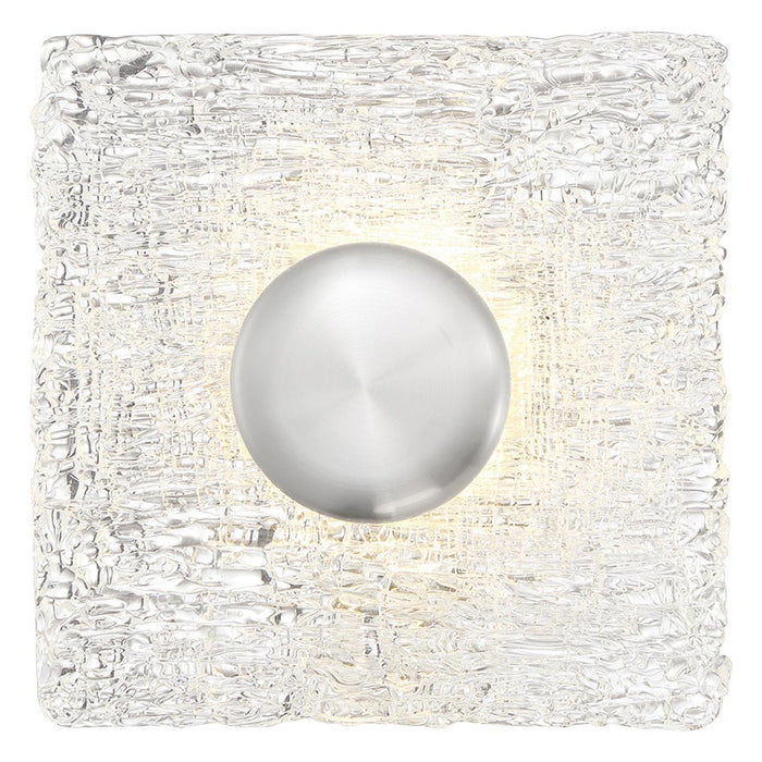 Nuvo Riverbed 1-lt 11" Square Flush Mount