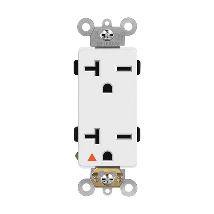 Enerlites 62050-IG Isolated Ground Decorator Duplex Receptacle, 10-Pack
