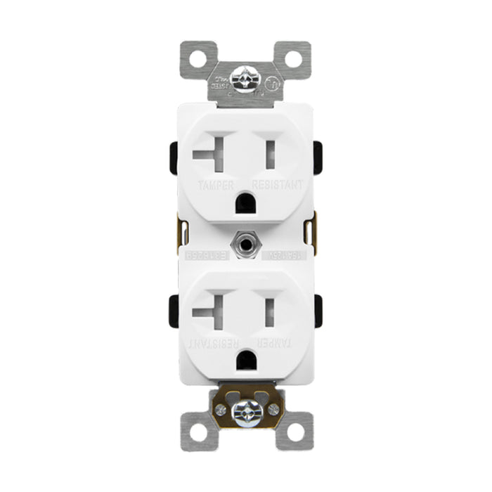 Enerlites 62080-TR Industrial Grade Heavy Duty 20A Tamper-Resistant Duplex Receptacle, 10-Pack