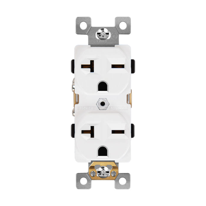 Enerlites 62081 Industrial Grade Heavy Duty 15ADuplex Receptacle, 10-Pack