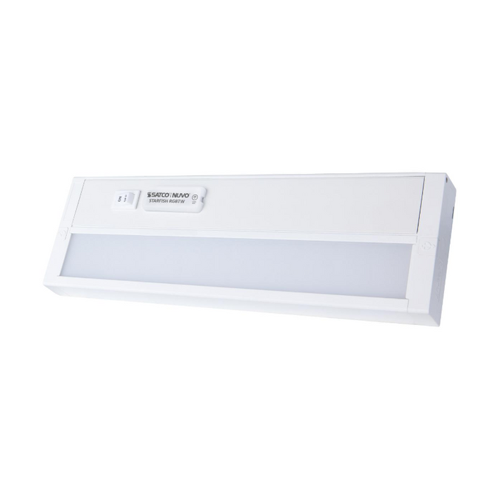 Nuvo 63-551 11" 6.5W LED Under Cabinet Light, RGBTW 474 Lumen Dimmable with app, 120V