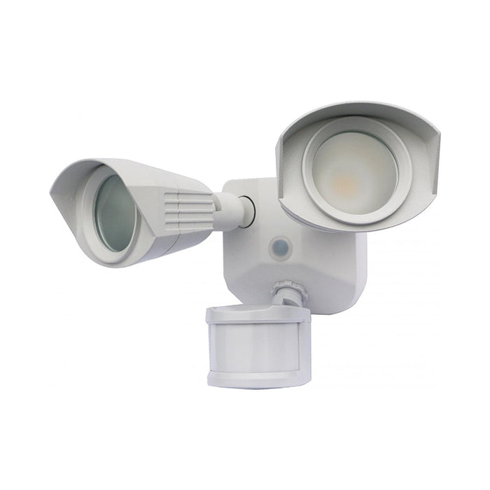 Nuvo 20W LED Dual Head Security Light with Motion Sensor, 3000K