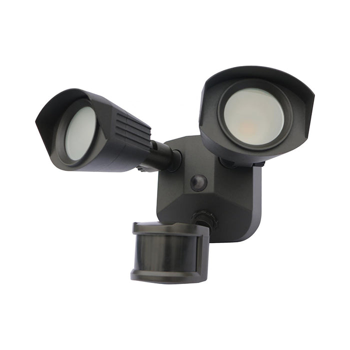 Nuvo 20W LED Dual Head Security Light with Motion Sensor, 4000K