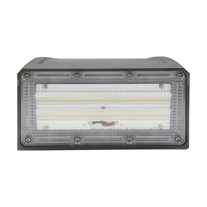 Nuvo 65-680 80W LED Adjustable Wall Pack, CCT Selectable