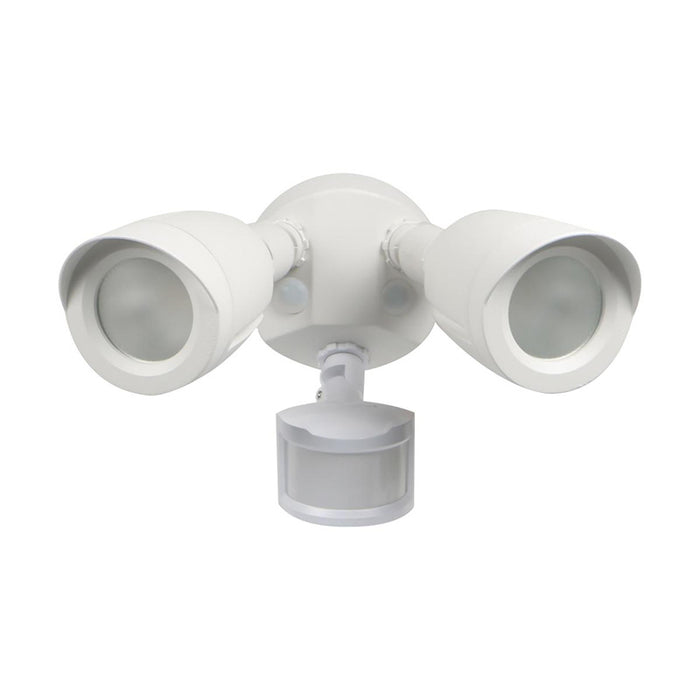 Nuvo 20W 2-Head LED Security Light with Motion Sensor