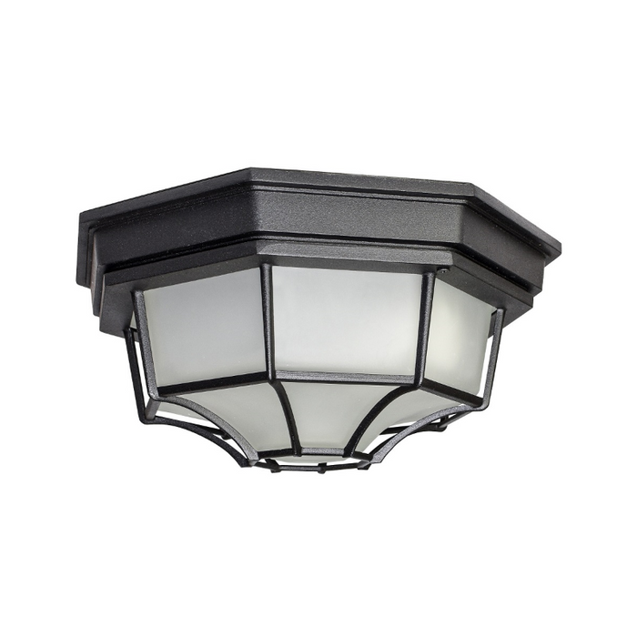 Maxim 67920 Crown Hill LED E26 1-lt 12" LED Outdoor Flush Mount