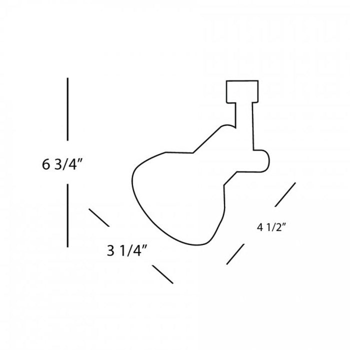 WAC LTK-720 50W Line Voltage Track Head, L Track