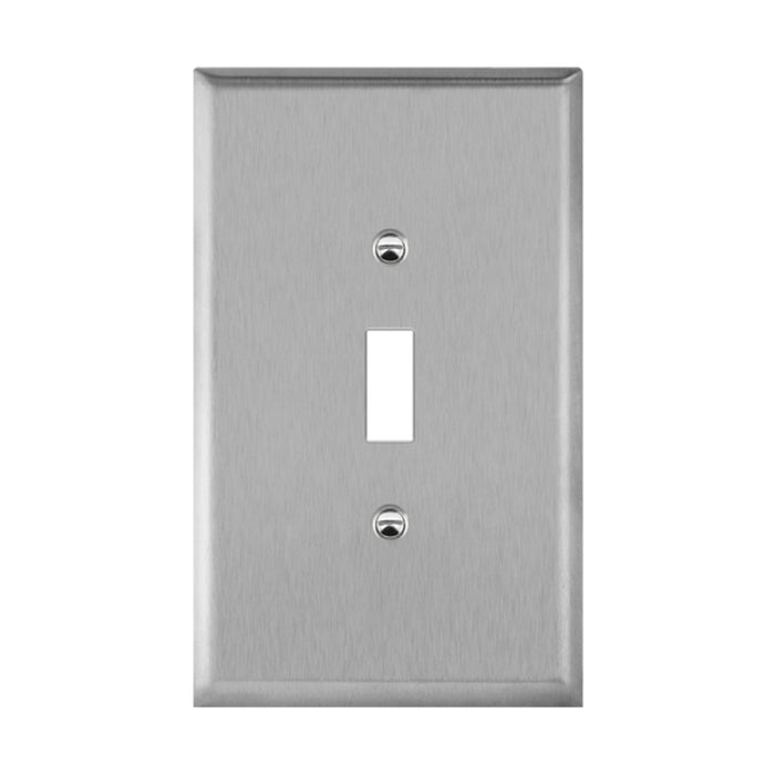 Enerlites 7711O 1-Gang Over Size Toggle Switch Metal Wall Plates, 10-Pack