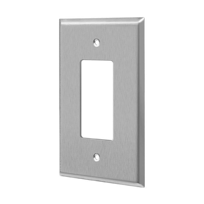 Enerlites 7731O 1-Gang Over Size Decorator/GFCI Metal Wall Plates, 10-Pack