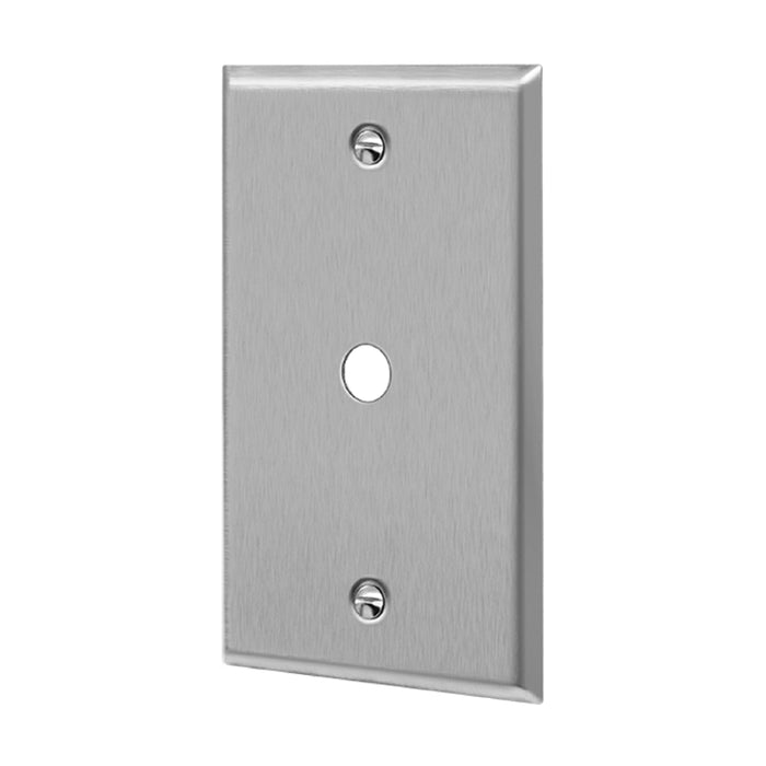 Enerlites 7741 1-Gang Phone/Cable Metal Wall Plates, 10-Pack