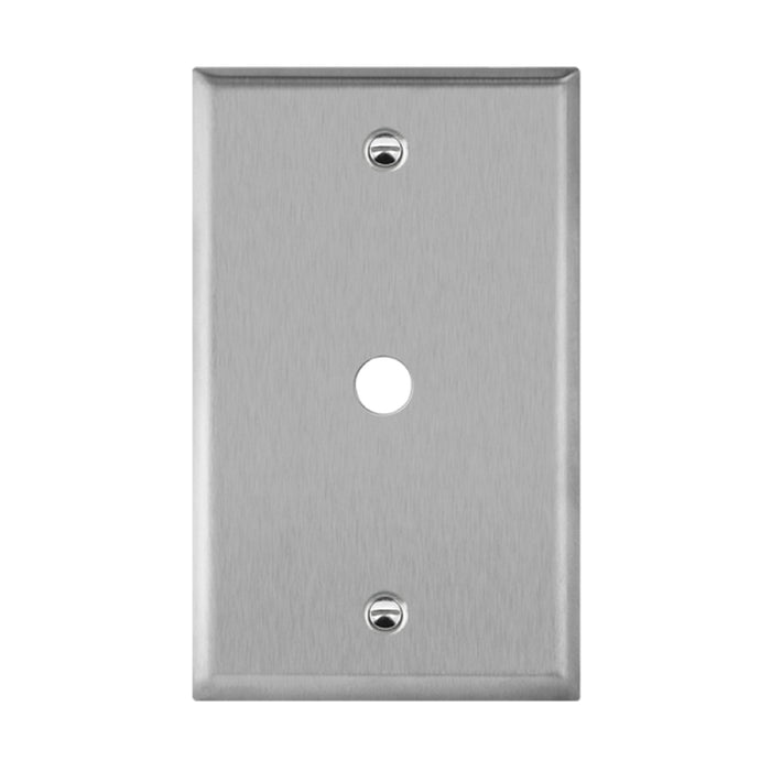 Enerlites 7741 1-Gang Phone/Cable Metal Wall Plates, 10-Pack