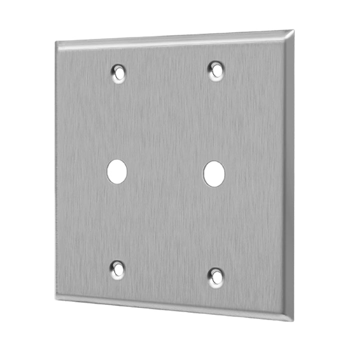 Enerlites 7742 2-Gang Phone/Cable Metal Wall Plates, 10-Pack