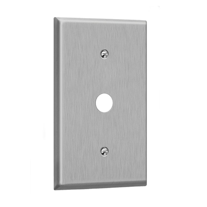 Enerlites 7761O 1-Gang Over Size Phone/Cable Metal Wall Plates, 10-Pack