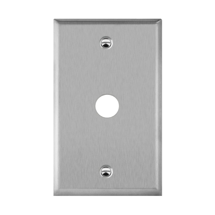 Enerlites 7761 1-Gang Phone/Cable Metal Wall Plates, 10-Pack