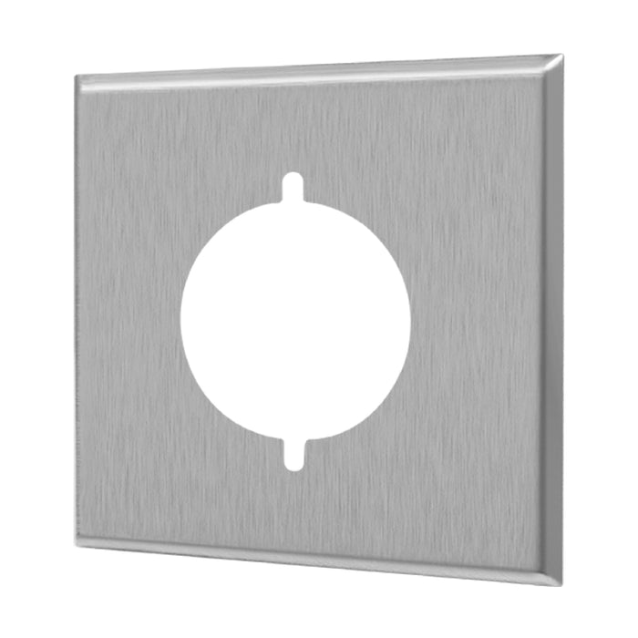 Enerlites 7772 2-Gang Power Outlet Receptacle Metal Wall Plates, 10-Pack