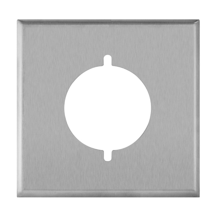 Enerlites 7772 2-Gang Power Outlet Receptacle Metal Wall Plates, 10-Pack