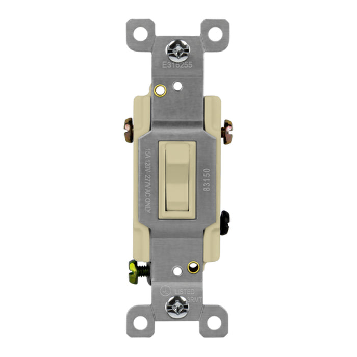 Enerlites 83150 Three-Way Residential Grade 15A Toggle Switch, 10-Pack