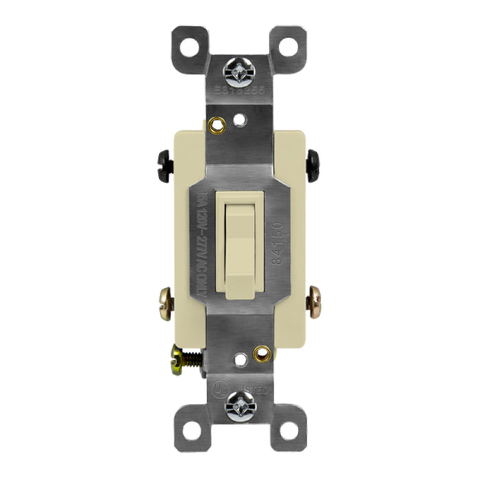Enerlites 84150 Four-Way Residential Grade 15A Toggle Switch, 10-Pack