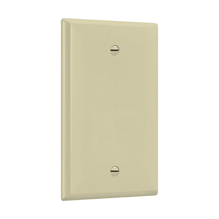 Enerlites 8801M 1-Gang Mid Size Blank Cover Wall Plate, 10-Pack