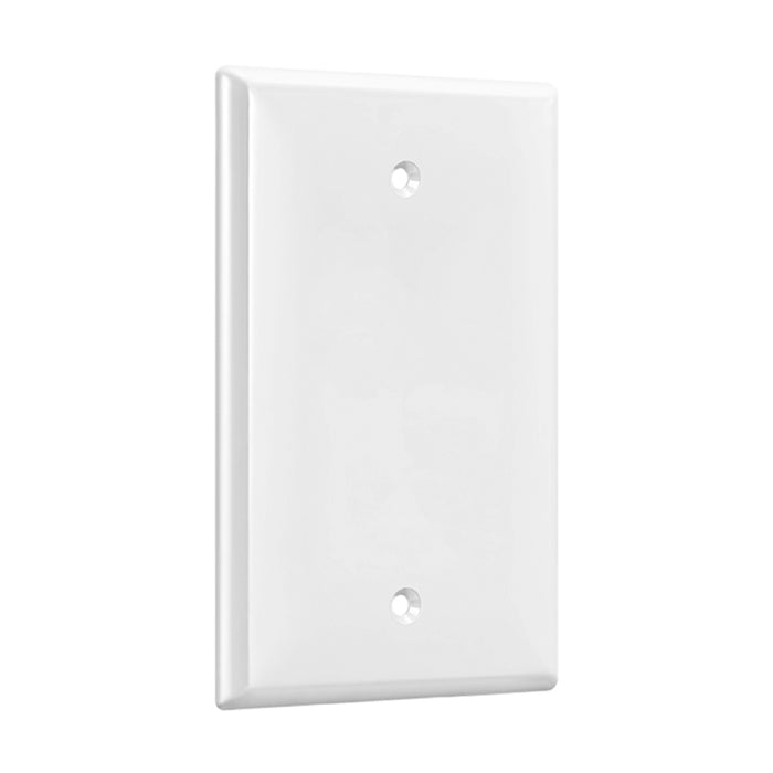 Enerlites 8801M 1-Gang Mid Size Blank Cover Wall Plate, 10-Pack