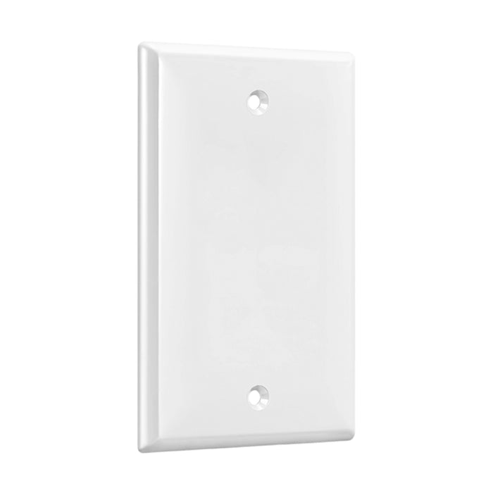 Enerlites 8801 1-Gang Blank Cover Wall Plate, 10-Pack