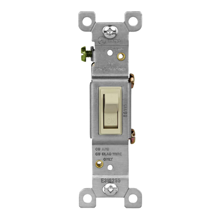 Enerlites 88115 Single-Pole Residential Grade 15A Toggle Switch, 10-Pack