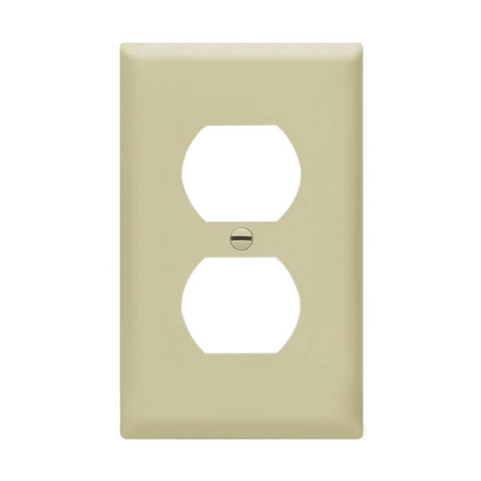 Enerlites 8821 1-Gang Duplex Receptacle Wall Plate, 10-Pack
