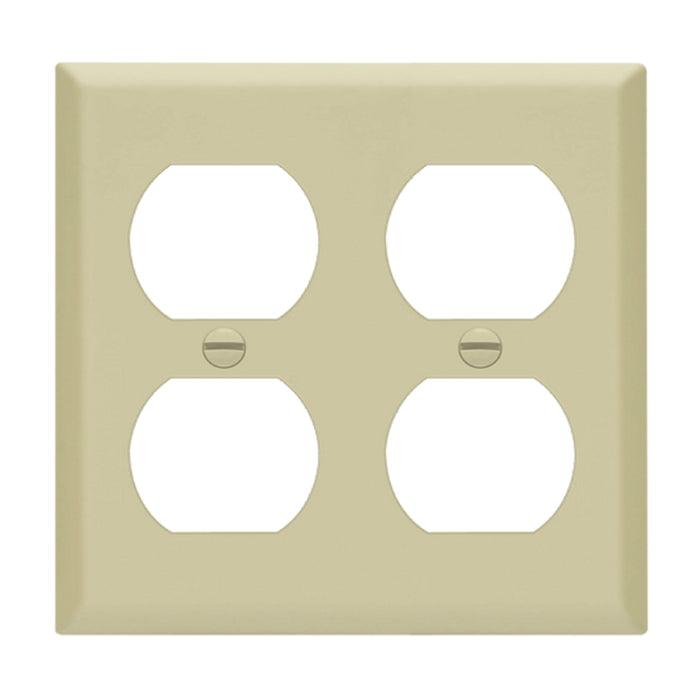 Enerlites 8822 2-Gang Duplex Receptacle Wall Plate, 10-Pack