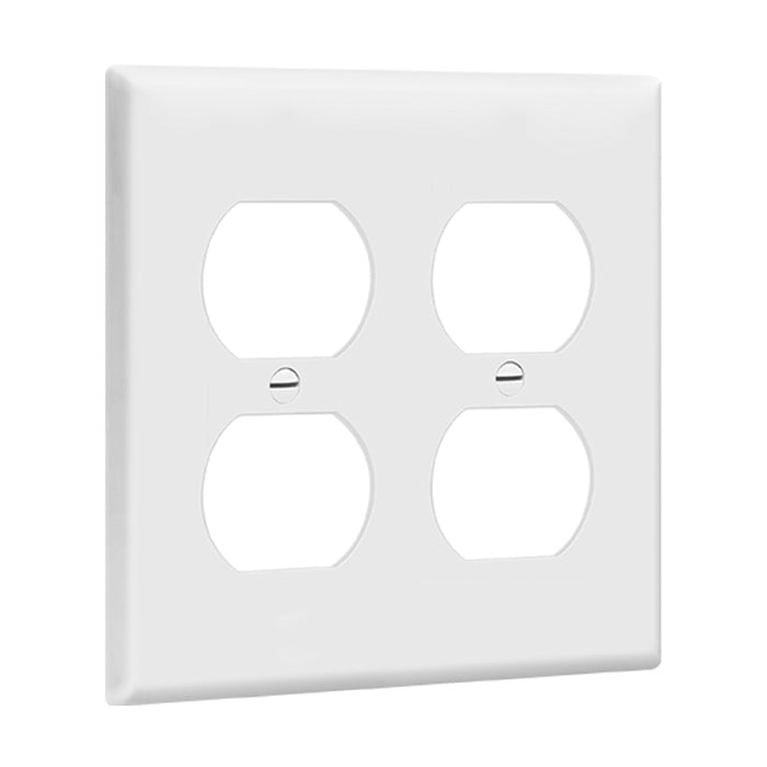 Enerlites 8822 2-Gang Duplex Receptacle Wall Plate, 10-Pack