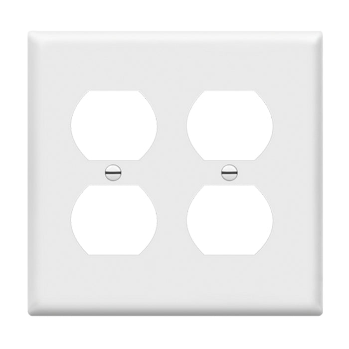 Enerlites 8822 2-Gang Duplex Receptacle Wall Plate, 10-Pack