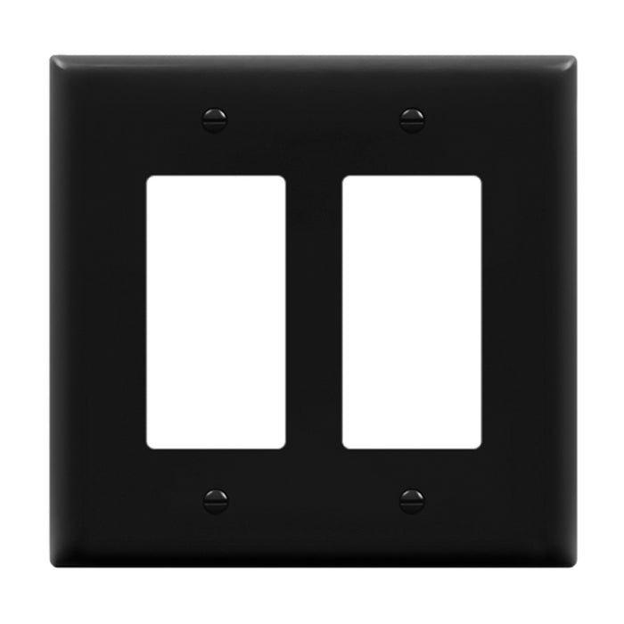 Enerlites 8832M 2-Gang Decorator/GFCI Mid Size Wall Plate, 10-Pack
