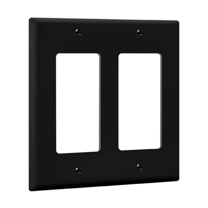 Enerlites 8832 2-Gang Decorator/GFCI Wall Plate, 10-Pack