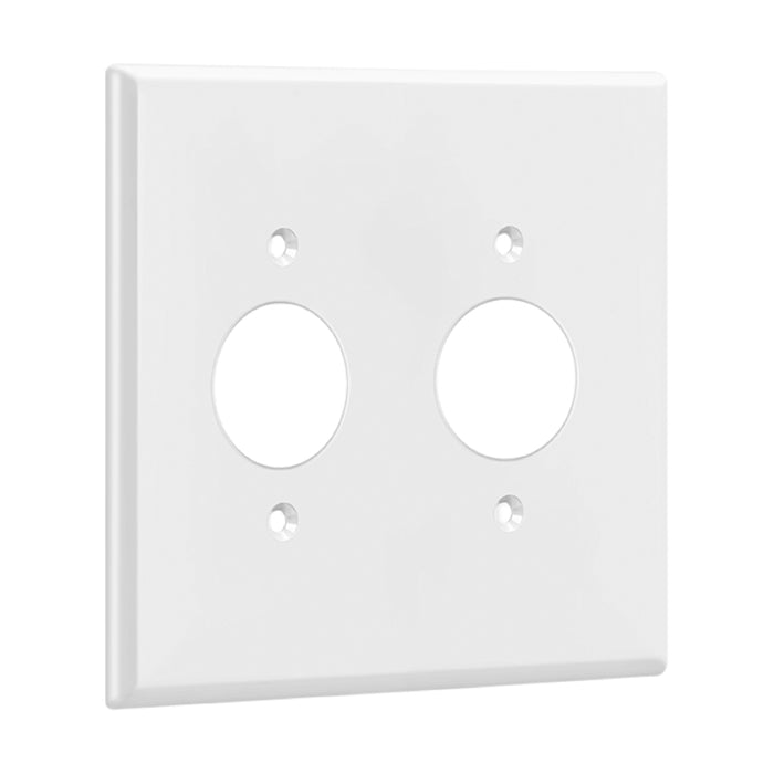 Enerlites 8852 2-Gang Single Receptacle Wall Plate, 10-Pack