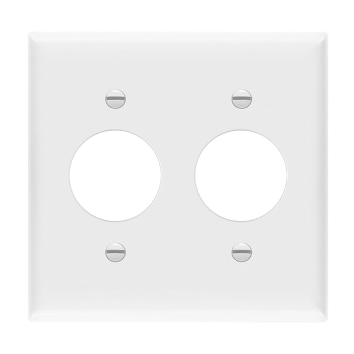 Enerlites 8852 2-Gang Single Receptacle Wall Plate, 10-Pack