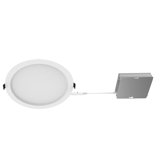 Westgate RSLC8 8" LED Commercial Slim Recessed Regressed Baffle Light, 5000K