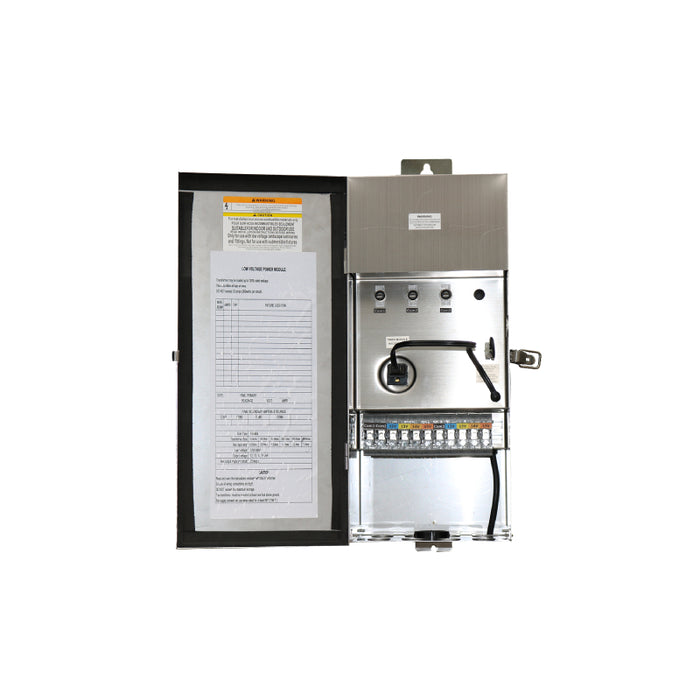 Westgate TR-900W-MT-SS 900W LED Multi-Tap Landscape Transformer With Timer And Photocell Series Hinge Door