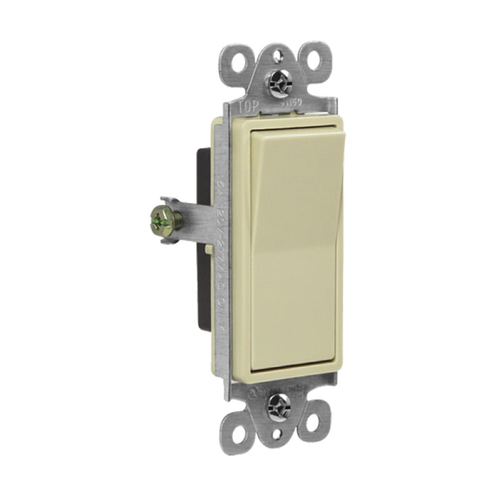 Enerlites 91160 Single-Pole Residential Grade Switch with Back Light, 120-277V AC, 10-Pack