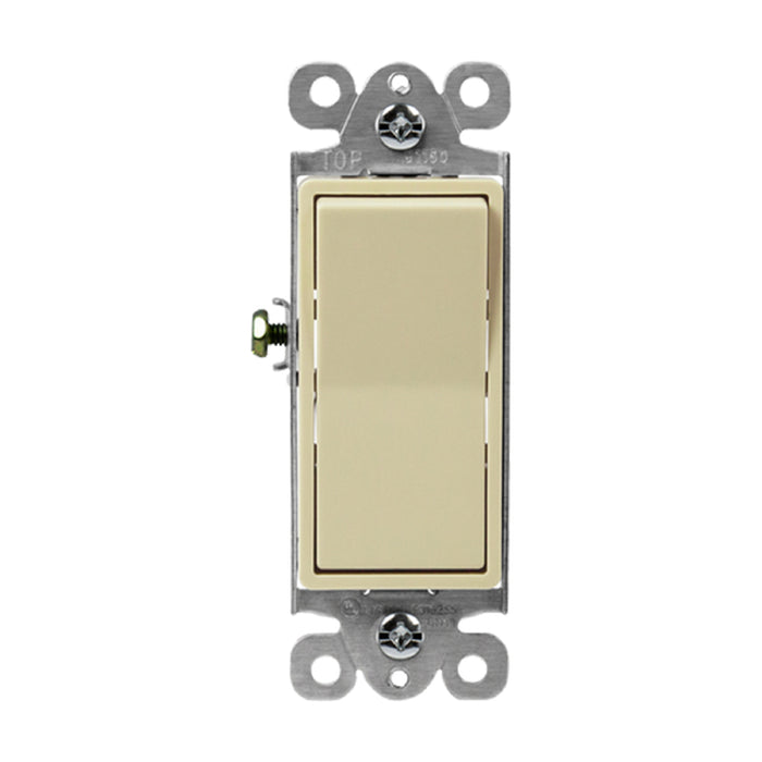 Enerlites 91160 Single-Pole Residential Grade Switch with Back Light, 120-277V AC, 10-Pack