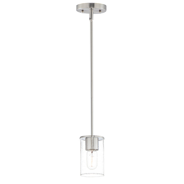 Maxim 91840CD Sleek 1-lt 4" Mini Pendant