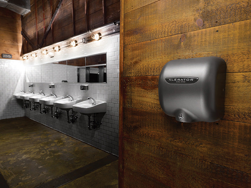 Excel Dryer XLERATOR  High Efficiency Automatic Hand Dryer, Surface Mount, 8 Second Dry Time