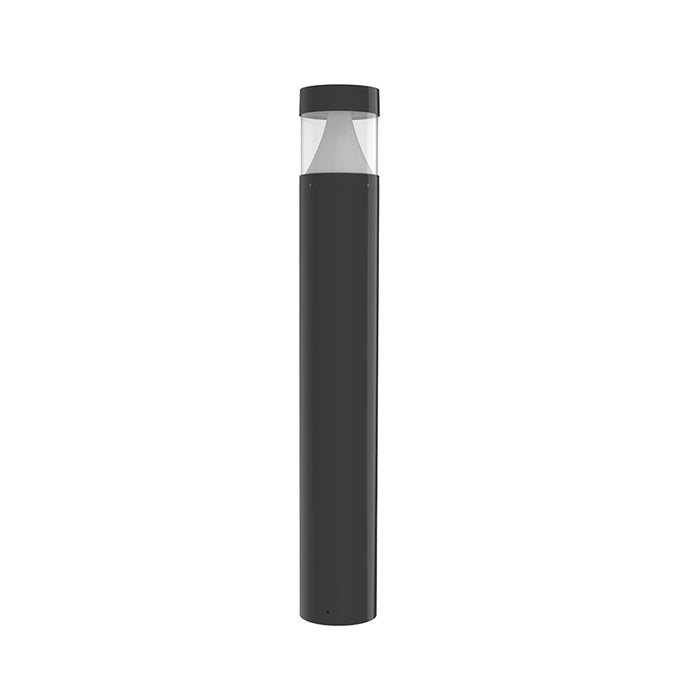 Westgate BOL 42" LED Round Flat Top Bollard - Cone Reflector, Clear Lens