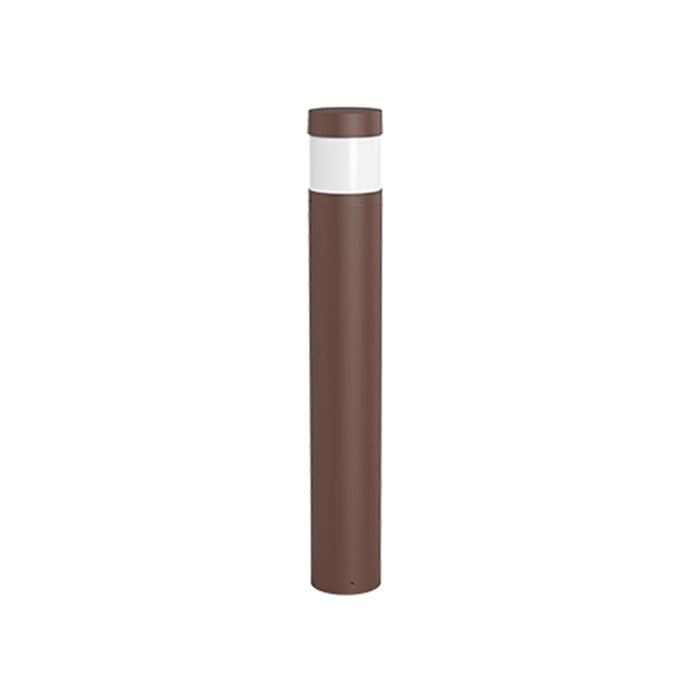 Westgate BOL 42" LED Round Flat Top Bollard - Cone Reflector, Frosted Lens
