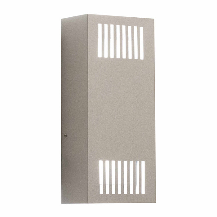 Westgate CRES-52 Small Crest Grille 15W, 10" Tall LED Outdoor Wall Sconce, 1300 Lm, 100-277V