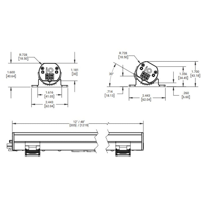 iO LED CS CovSelect 1-ft 7W LED Architectural Cove, CCT Adjustable
