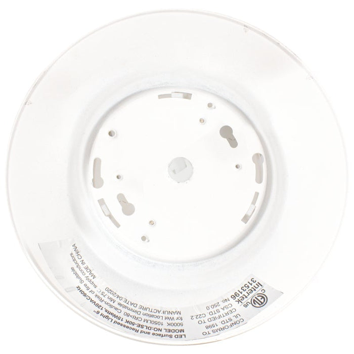 Westgate DLSE6 6" 15W LED Economy Disk Light, 5000K