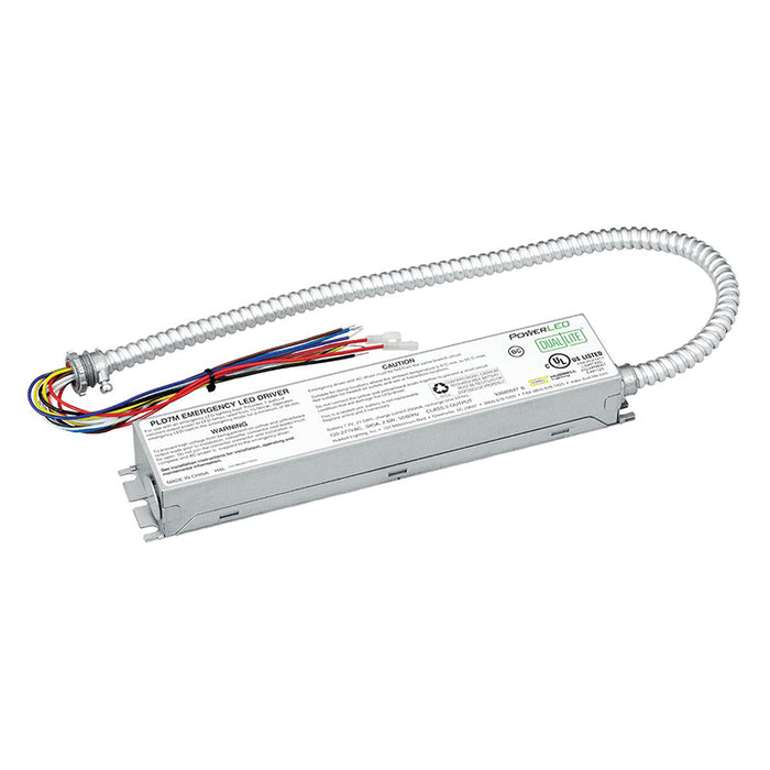 Dual-Lite PLD7M Emergency 7W LED Battery Pack, Galvanized Steel Housing w/ one (1) 24" conduit
